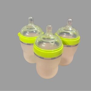 Comotomo Baby Bottles 8 oz | 3 Pack | Silicone | BPA-Free